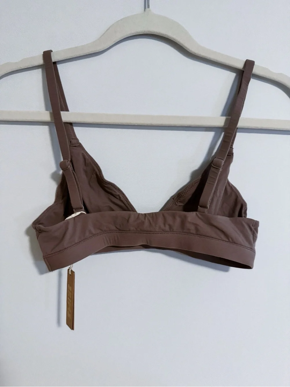Skims - Umber Triangle Bralette - Picture 3 of 4
